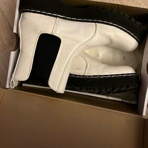 Big white boots